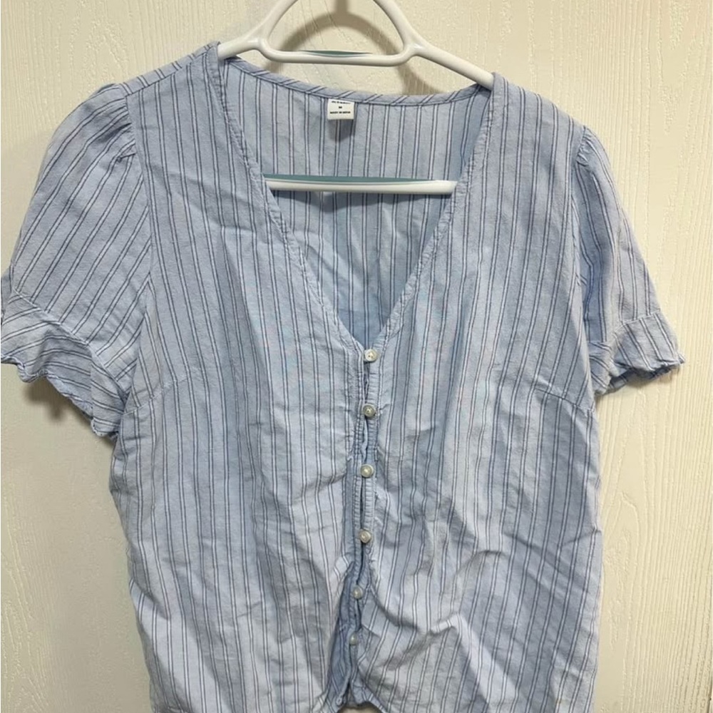 Blue Striped Men's Shirt